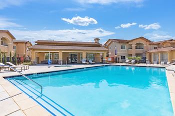 Pool View at Heritage Landing Apartments, Chico